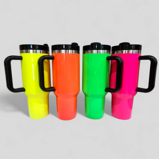 40oz Neon Stainless Steel Tumblers