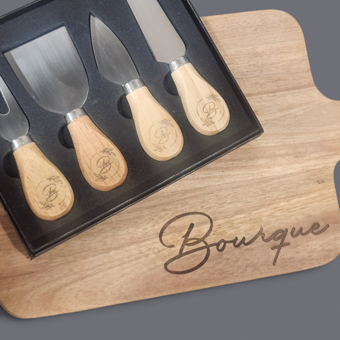 Personalized Charcuterie Board & Cheese Knife Set